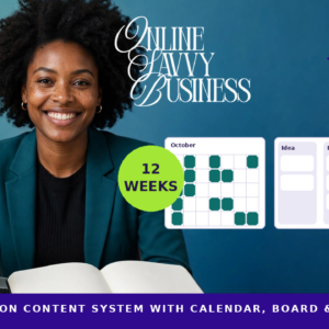 12-Week Content Planner