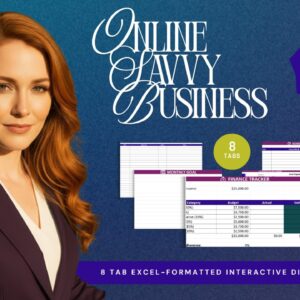 Online Savvy Business Digital Life Planner